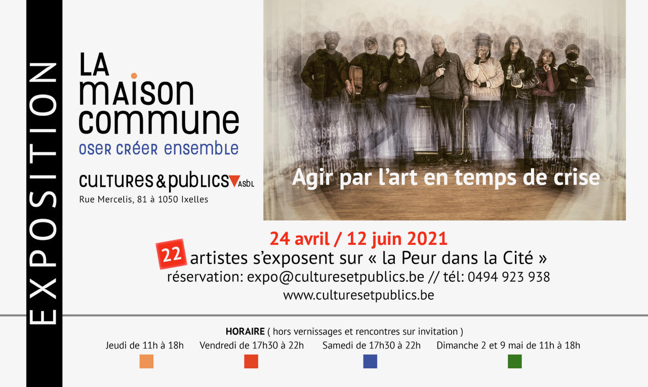 Affiche Expo 22 artistes de la Maison Commune