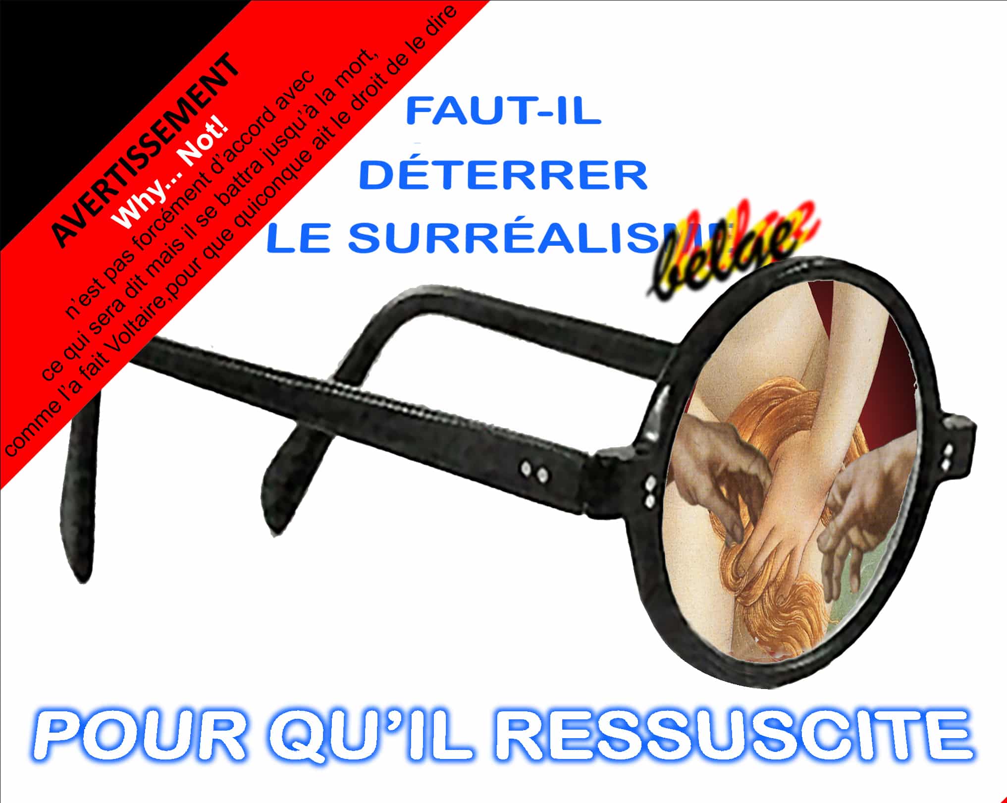 Image représentant une branche de lunette à un oeil avec une peiture en reflet à l'intérieur. 